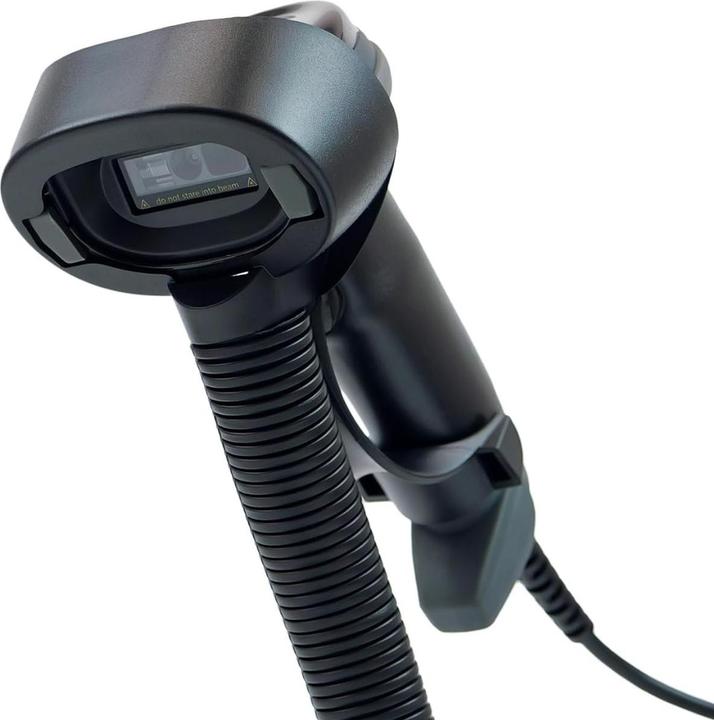 Produktbild HDWR Aztec QR-code en barcodelezer met standaard, USB bedraad, virtuele COM, automatische scan HD870A (1D-Barcodes, 2D-Barcodes)