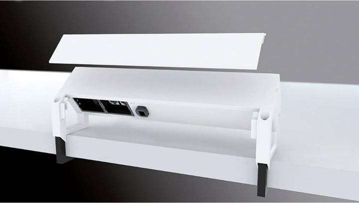 Actual product image Bachmann DESK2 tabletop Power strip (2x, CEE 7/3)