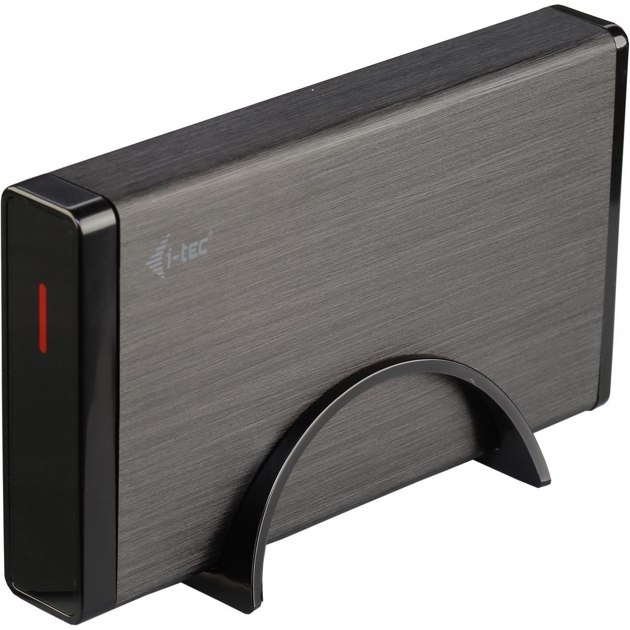 i-tec MySafe Advance (3.5"), Festplattengehäuse, Schwarz