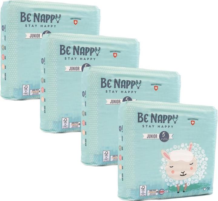 Produktbild Be Nappy Windel (Gr. 5, Monatsbox, 144 Stück)