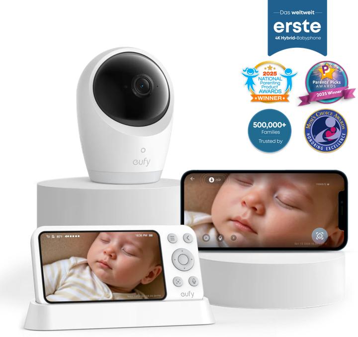 Actual product image eufy Baby Monitor (Baby Monitor Audio, Video & Audio, 140 m)