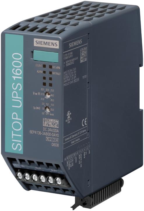 Produktbild Siemens SITOP UPS1600 24V DC/20A (480 VA, 480 W)