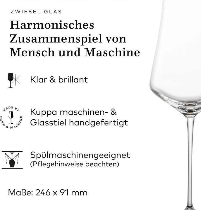 Actual product image Zwiesel Bordeaux glass Duo 130 2 pieces (54.80 cl, 2 Glasses, White wine glasses)