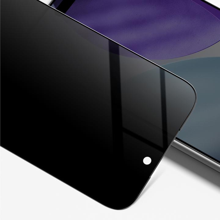 Actual product image Amazingthing Radix Privacy Tempered Glass für iPhone 17 Pro (1 pcs., Apple iPhone 17 Pro)