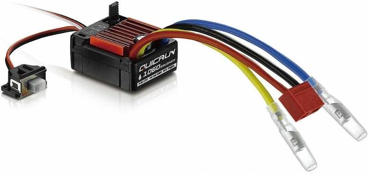Actual product image Hobbywing QuicRun 1060 Brushed Regulator T-Connector 60A for 1/10th scale