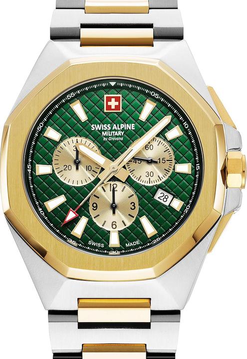 Image du produit Swiss Alpine Military 7005.9144 Chronographe de Typhoon pour hommes 42mm 10ATM (Montre de sport, 42 mm)