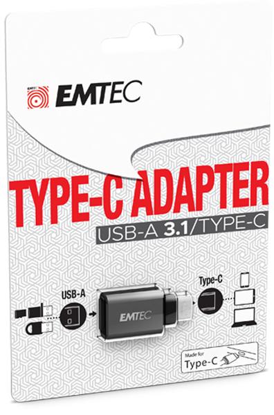 Actual product image Emtec T600 USB 3.0 USB-C Black (USB 2.0)