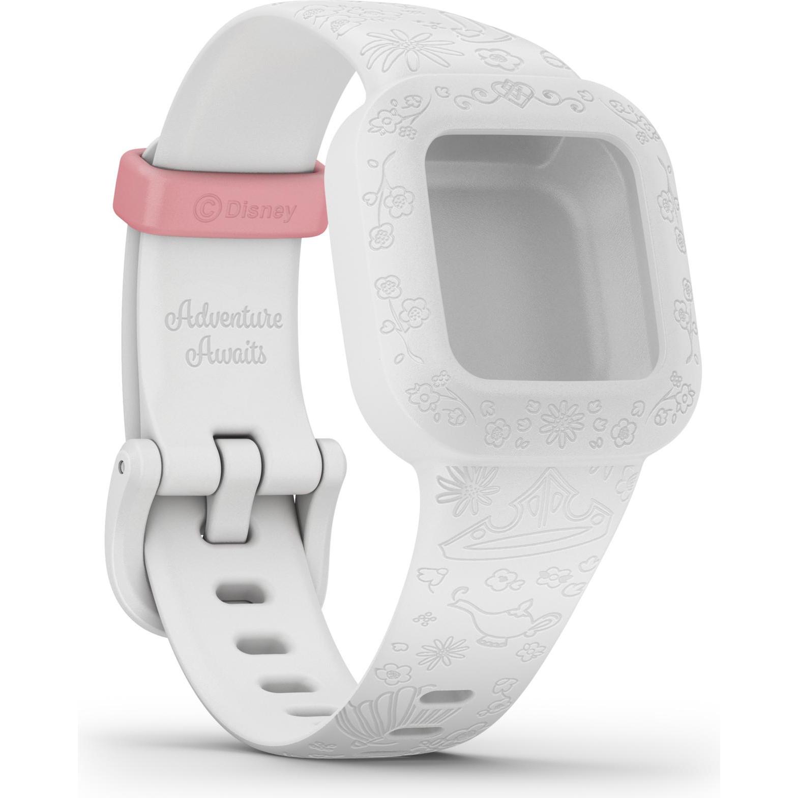 Garmin Armband Vivofit Jr.3 Rosa,Weiss (Silikon, Vivofit Jr. 3), Uhrenarmband, Weiss