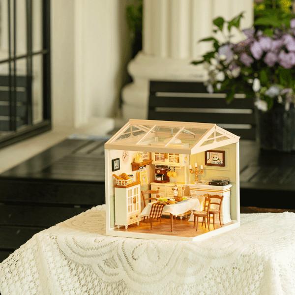 Actual product image Robotime Warm Dining Room