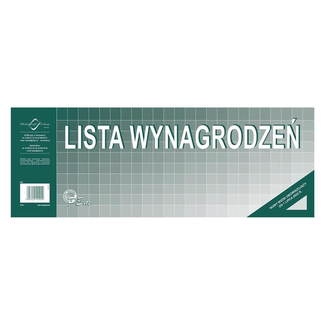 Michalczyk Prokop Gehaltsliste 1/2 A3 (50x) (52550695)