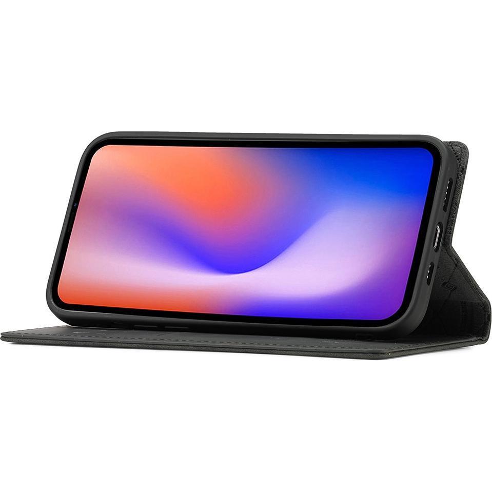 Thumbnail - Cover-Discount iPhone 13 Pro - Stand Flip Case Hülle schwarz (Apple iPhone 13 Pro), Smartphone Hülle, Schwarz
