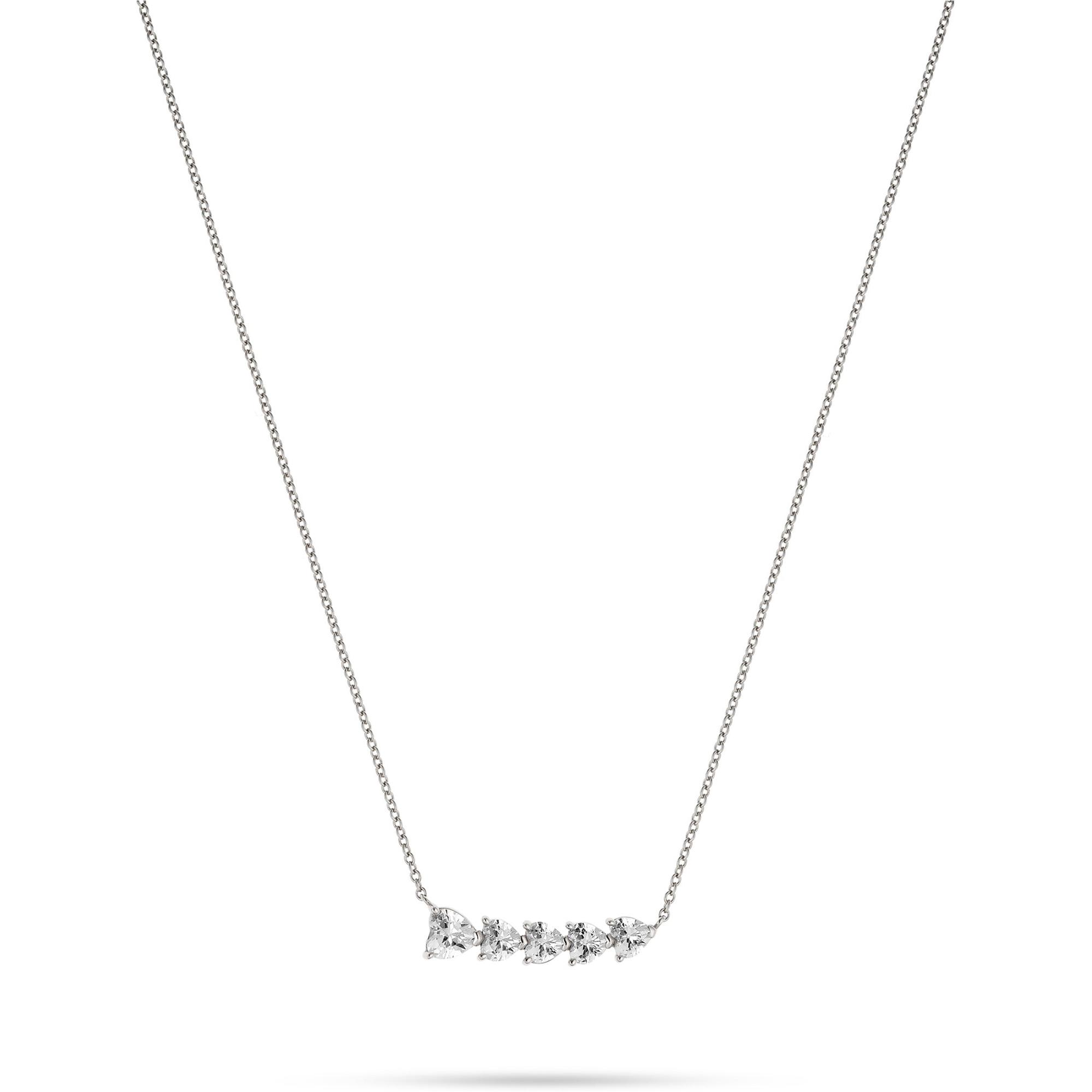Jette, Halsschmuck, Kette LOVE DIAMOND, (925er Silber, Recycelt)