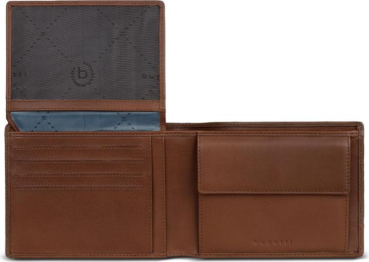 Actual product image Bugatti Due Geldbörse RFID Schutz Leder 12.5 cm