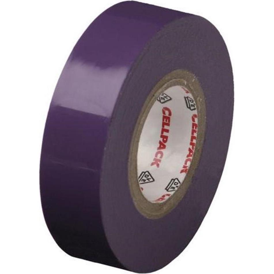 CellPack, Klebeband, Isolierband 10 m x 15 mm, Violett (15 mm)