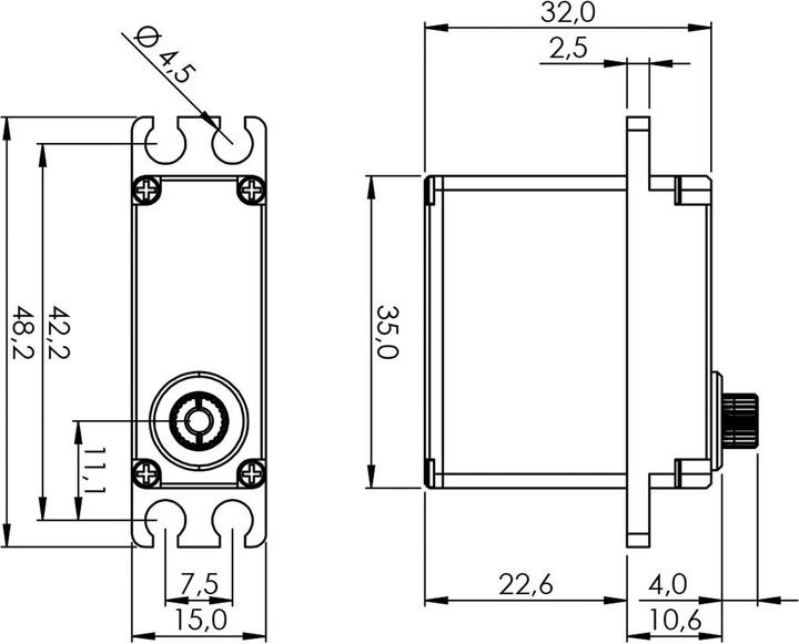Produktbild Hitec MD261SW (8,4/10KG/0,19s) Digital HV Servo