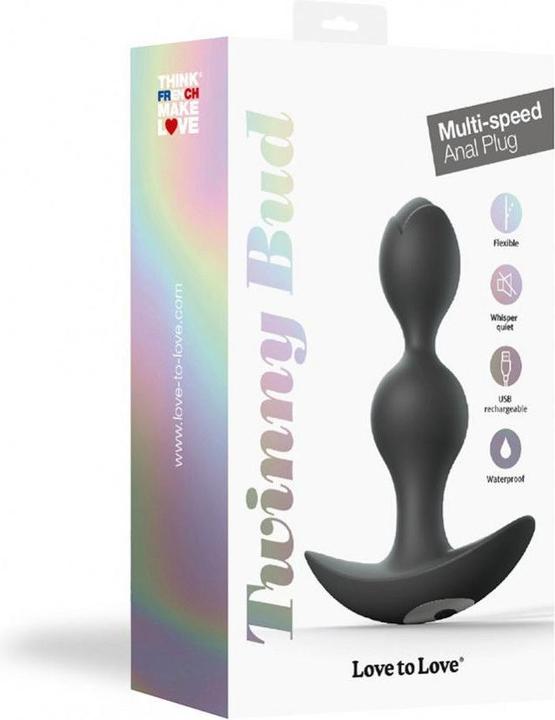 Produktbild Love to Love Plug anal vibrant Twinny Bud noir