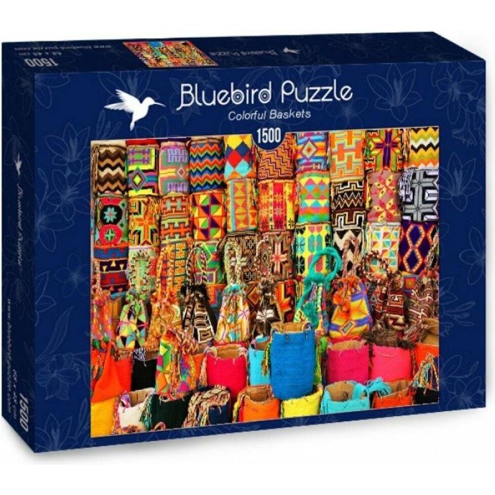 Bluebird Puzzle Bunte Körbe 1500 Teile (1500 Teile)