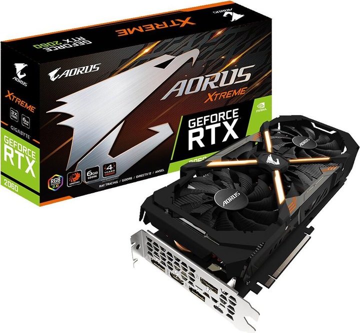 Produktbild Gigabyte Aorus GeForce RTX 2060 Xtreme (6 GB)