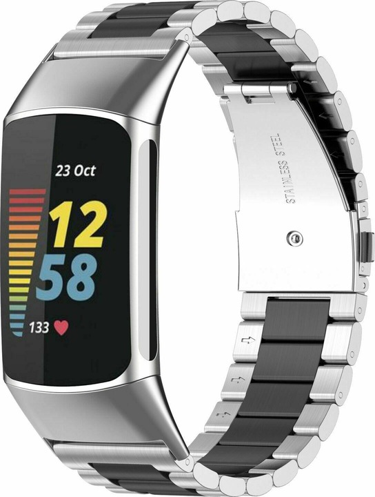 Produktbild Strap-it Metallarmband (Edelstahl, Fitbit Charge 5)