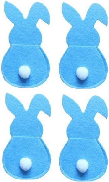 Image du produit MU Style Easter Cutlery Series Pochettes à couverts Lapin de Pâques (lot de 4) (4 x)