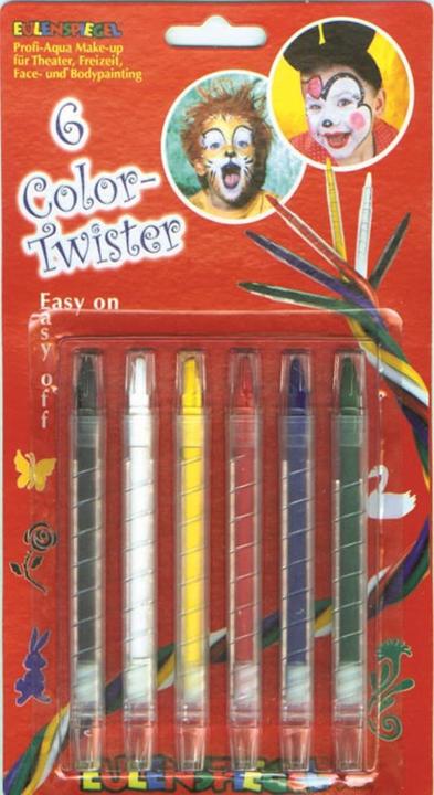 Grün, Schwarz, Blau, Gelb, Weiss, Rot