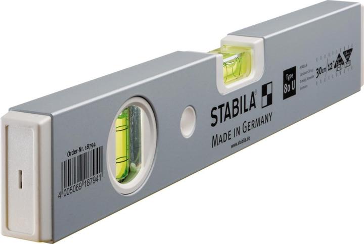 Produktbild Stabila Wasserwaage Type 80 U (30 cm)