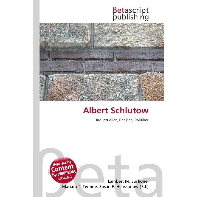 Albert Schlutow, Belletristik