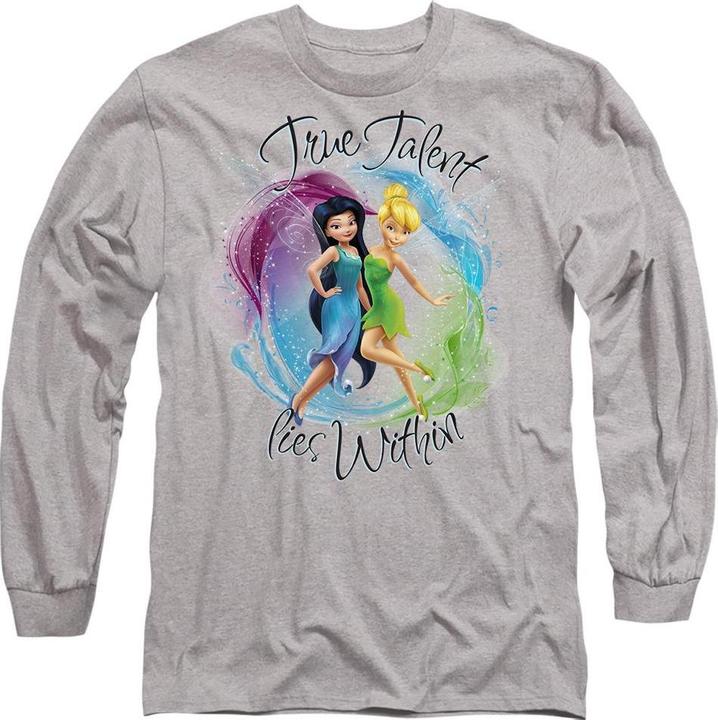 Actual product image Disney Interactive Studios Unisex Adult True Talent Within Tinker Bell & Silvermist T-Shirt (S)