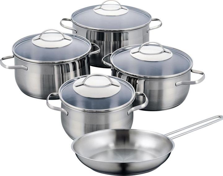 Actual product image Kelomat Tableware set 9 pcs. incl.Pf.24 (Pot, Stainless steel)