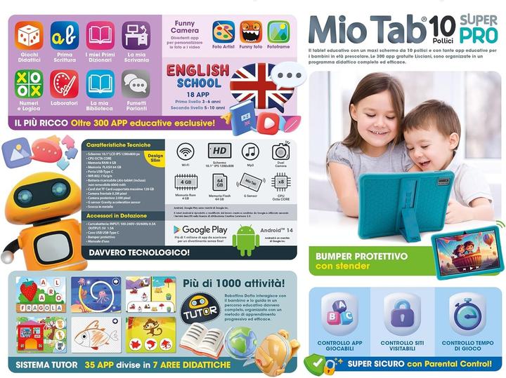 Produktbild Lisciani Hi Tech Educational Mio Tab 10 Super Pro