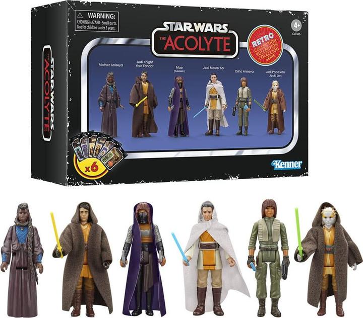Produktbild Hasbro Star Wars: Acolyte Retro Collection Actionfiguren 6er-Pack 10 cm