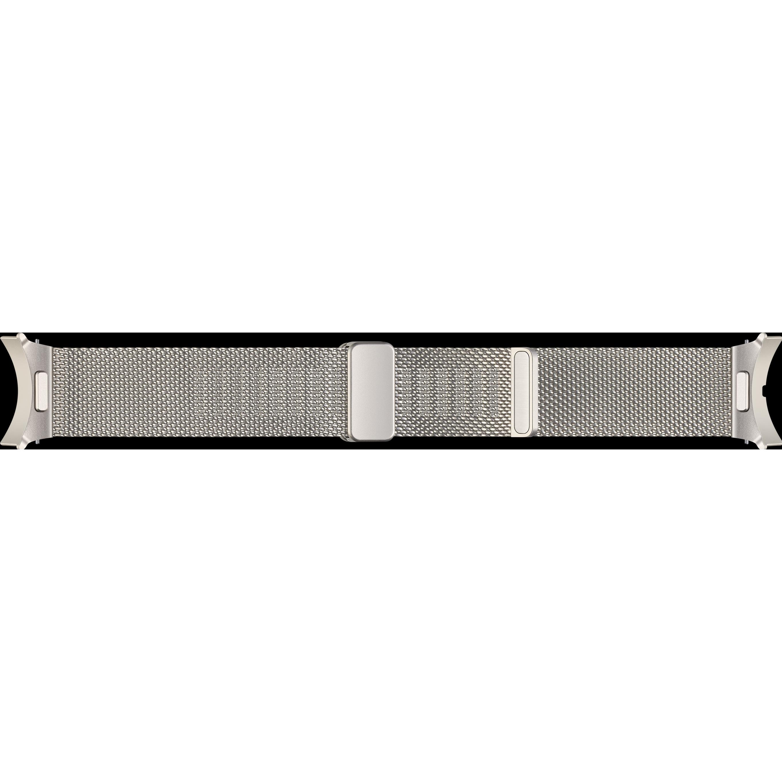 Samsung Milanese Strap (40 mm, Edelstahl, Galaxy Watch6), Uhrenarmband, Silber