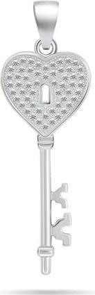 Brilio Silver - Distinctive silver pendant Key PT117W