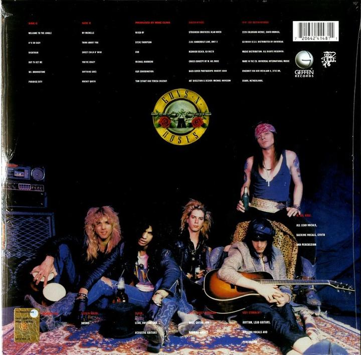 Actual product image Appetite For Destruction (LP) (Guns N' Roses, 2001)