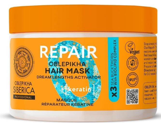 Immagine prodotto Natura Siberica Keratin Reparative Capillary Mask (300 ml)