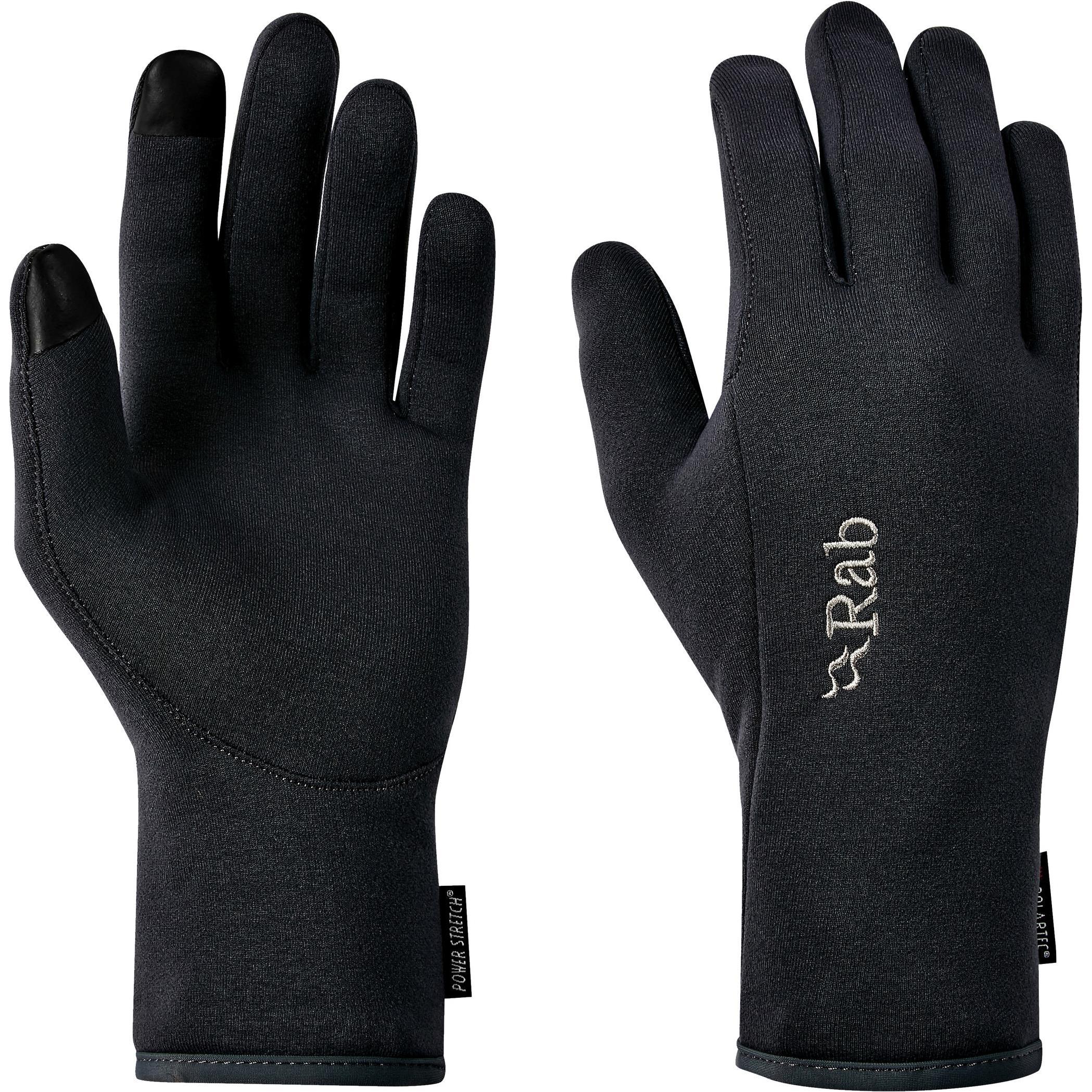 Rab, Herren, Handschuhe, Power Stretch Contact, Schwarz, (9.5, 10)