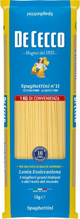 Immagine prodotto De Cecco SPAGHETTINI N.11 (500 g)