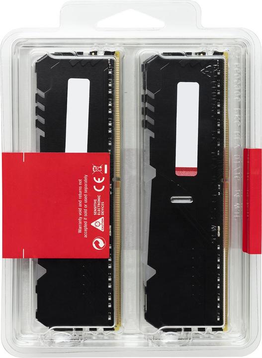 Produktbild Kingston Memory DDR4, CL16, DIMM, Kit of 4, HyperX FURY RGB (4 x 32GB, 2666 MHz, DDR4-RAM, DIMM)