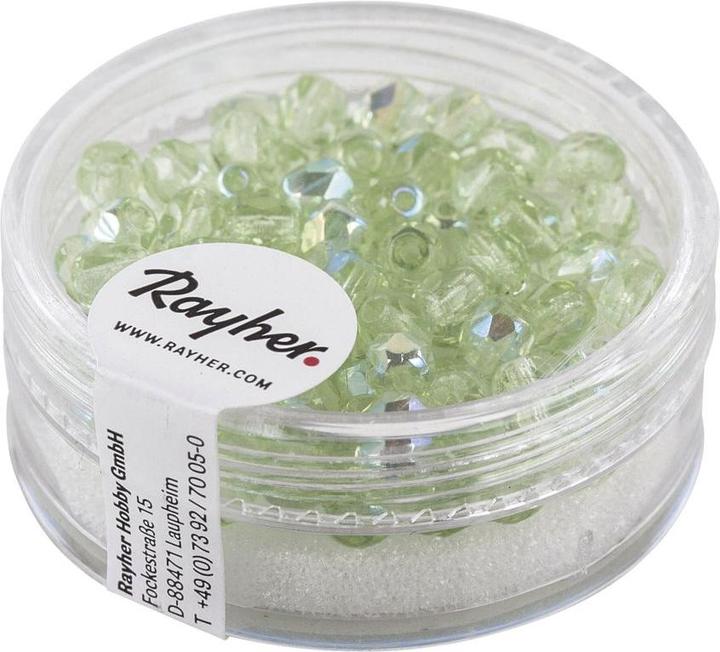 Immagine prodotto Rayher Perla in vetro, 4mm ø, diaspro, 100 pezzi