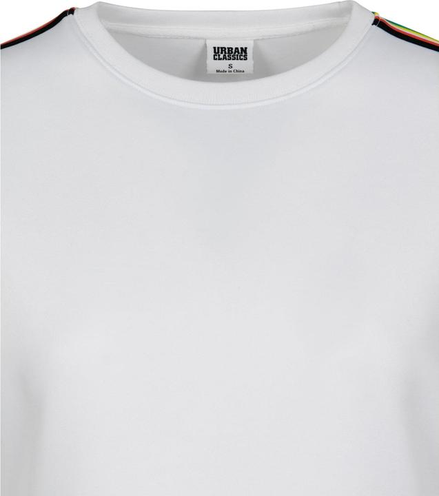Produktbild Urban Classics Ladies Multicolor Taped Sleeve Crewneck (3XL)