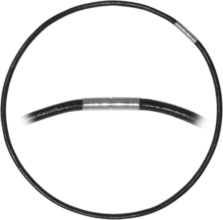 Produktbild Bijouteria Schlichte Halskette (Edelstahl, Leder, 45 cm)