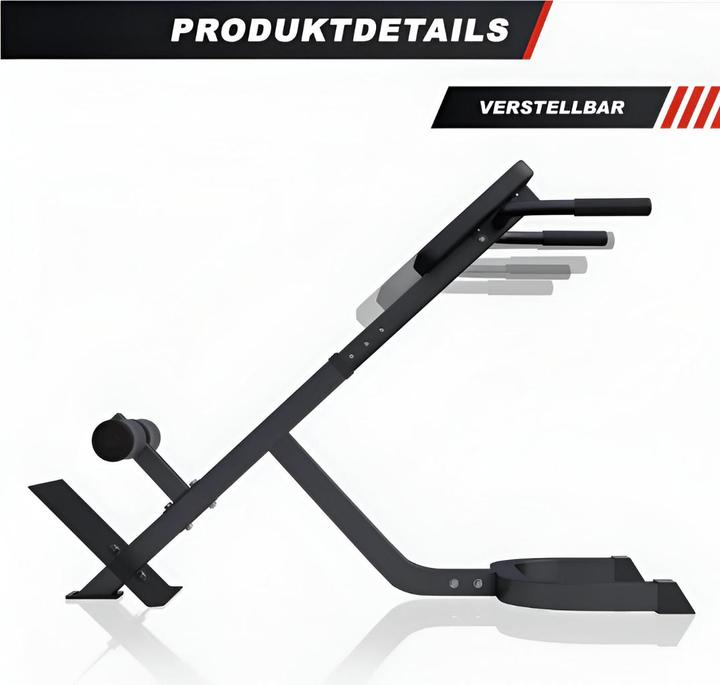 Actual product image Gorilla Sports Hyperextension Schwarz