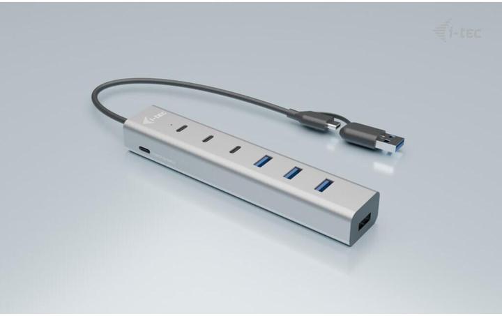 Produktbild i-tec Cahubmetal7 (USB-C, USB-A, 7 Ports)