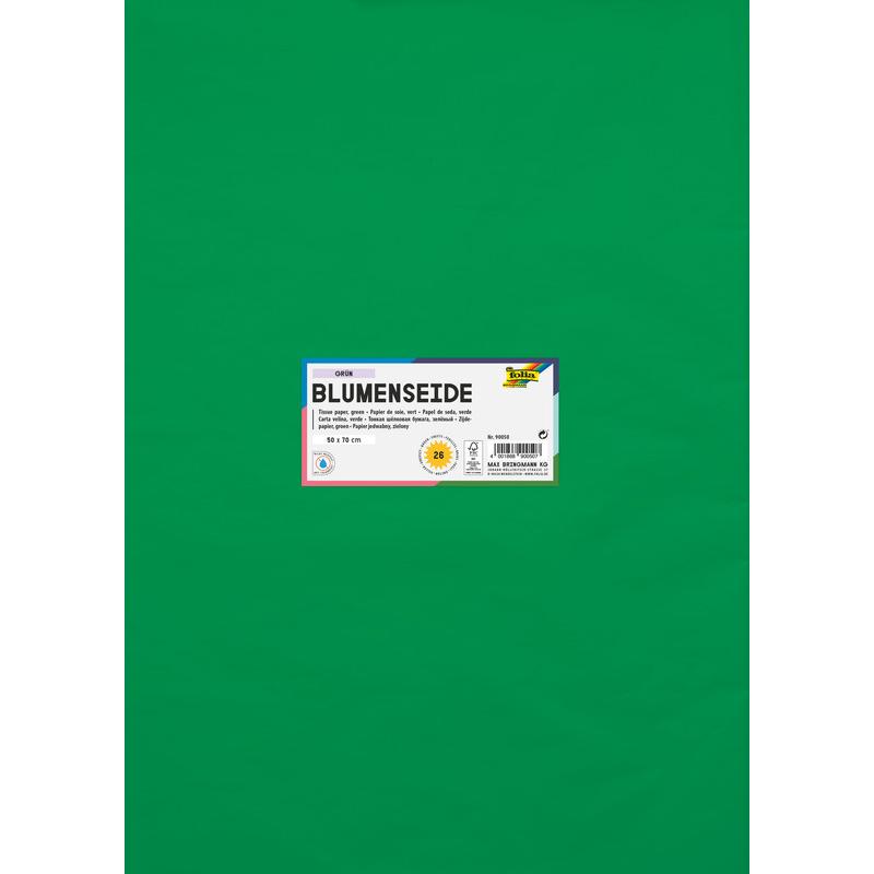 Thumbnail - Folia, Bastelpapier, Seidenpapier, (B)500 x (H)700 mm, 20 g/qm, grn (20 g/m²)