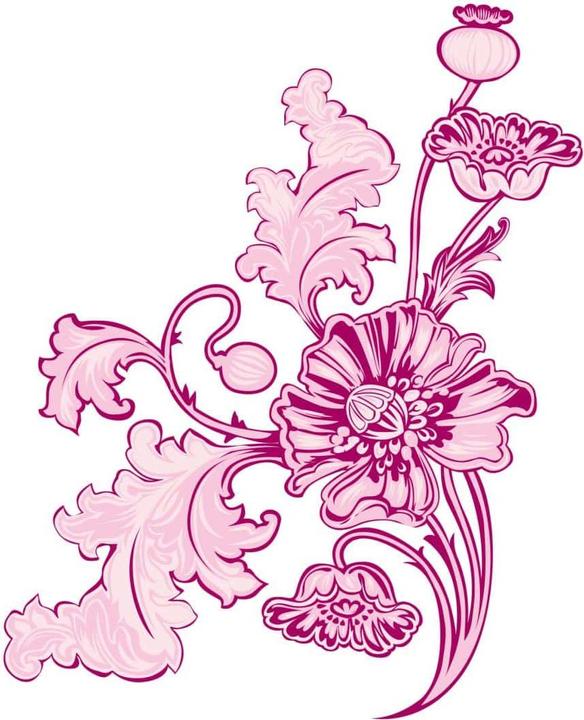 Trenddeko Blumenranke 2 Brombeere