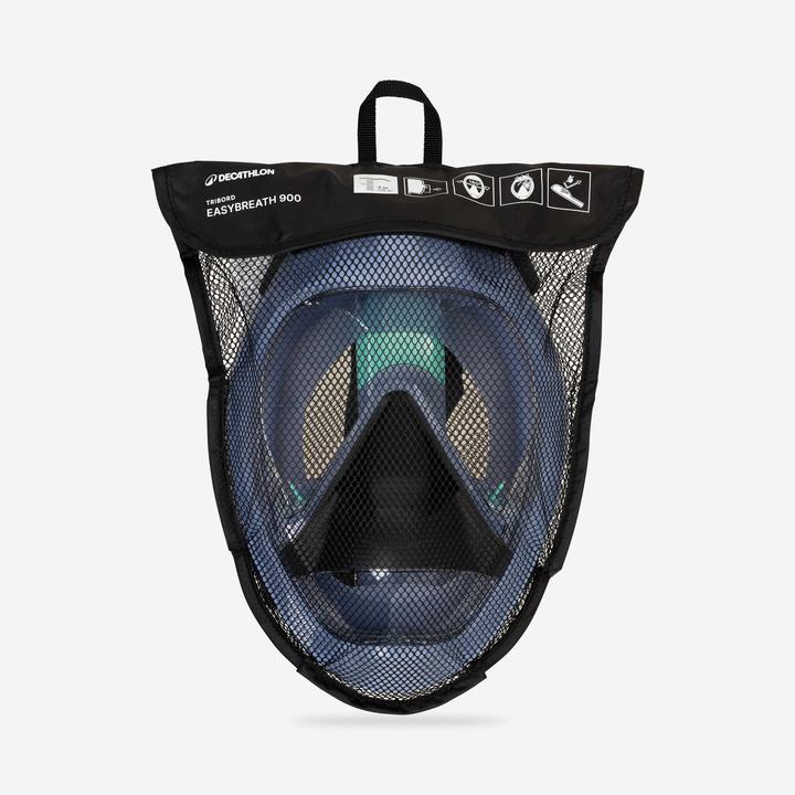 Produktbild Subea Schnorchelmaske Easybreath Damen/Herren Tauchmaske 900 blaugrau