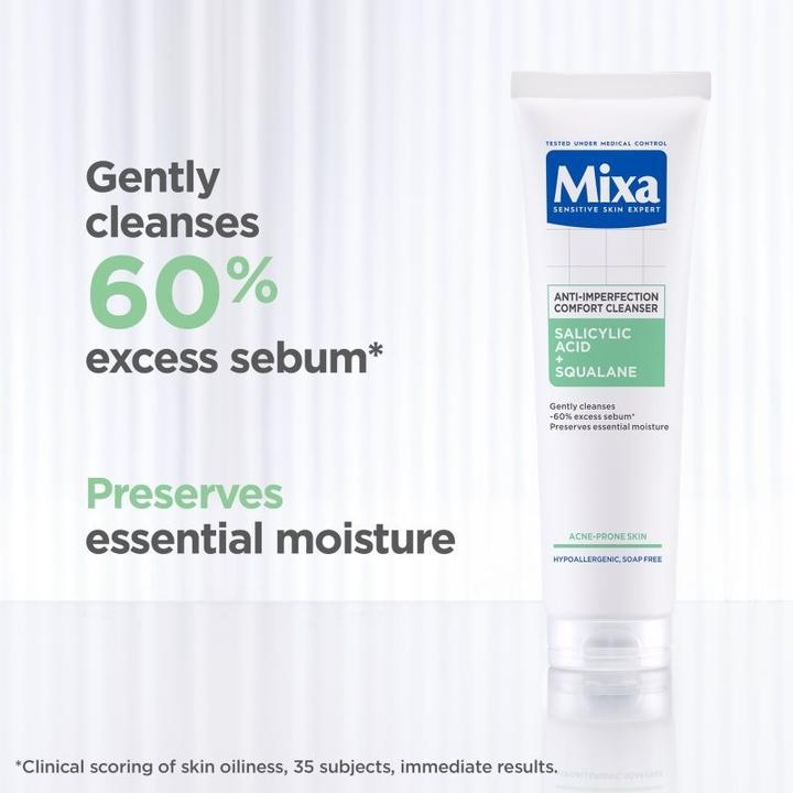 Produktbild Mixa Anti-Imperfection Comfort Cleanser 150 ml (Reinigungstücher Gesicht, 150 ml)