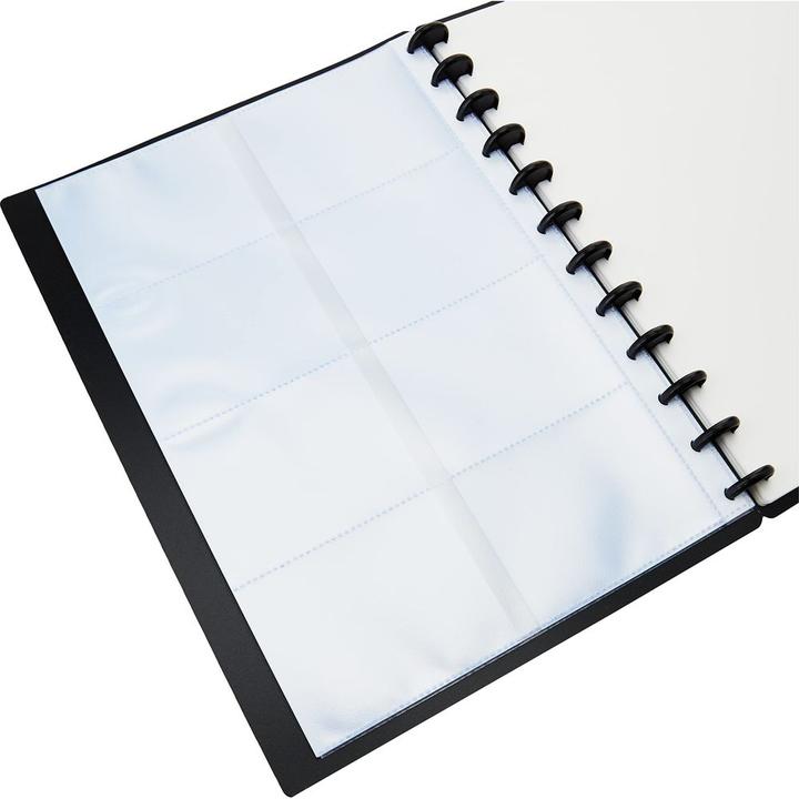 Immagine prodotto Exacompta Libro per biglietti da visita A4 per 192 biglietti da visita, nero (24,5 x 31 cm)