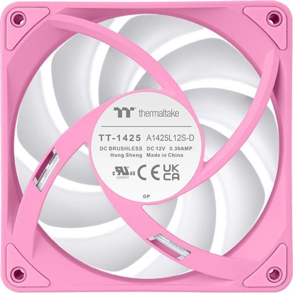 Immagine prodotto Thermaltake TT CT140 EX Reverse ARGB PC Cooling Fan 3 Pack Pink (140 mm, 3 x)
