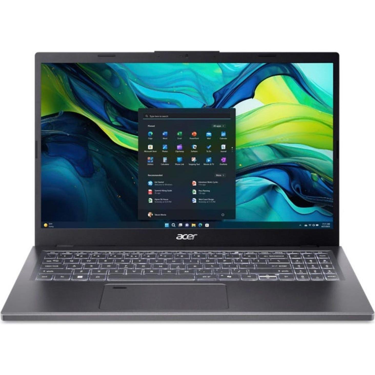 Thumbnail - Acer Aspire 15 (15.60", AMD Ryzen 7 8840HS, 16 GB, 1000 GB, DE), Notebook, Grau